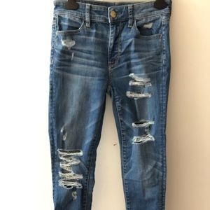 Blue Ripped AE Jeans